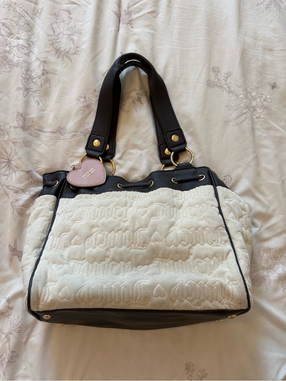 JUICY COUTURE | Daydreamer Y2K Style Terry Cloth Brown|Cream|Pink - Picture 6 of 10